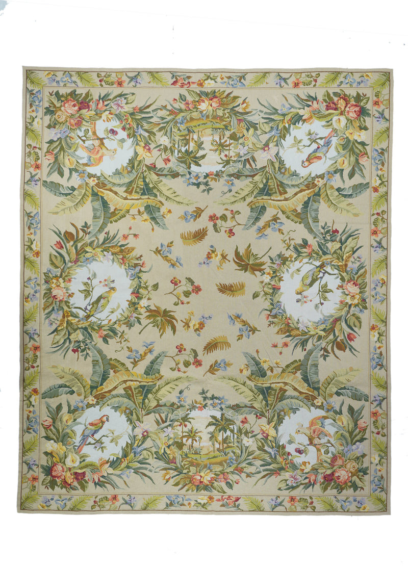 French Aubusson Design Rug 8'0'' x 10'0''