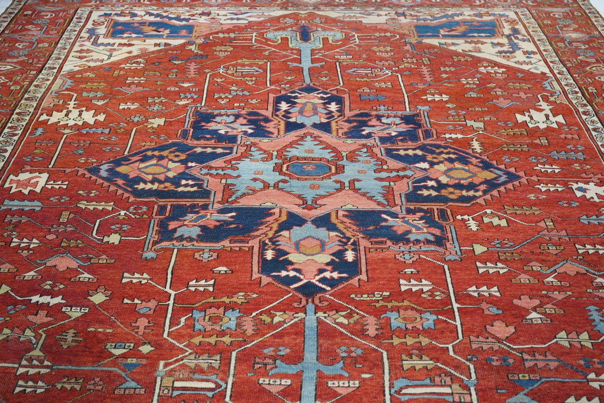 Antique  Serapi Rug 9'9'' x 12'8''
