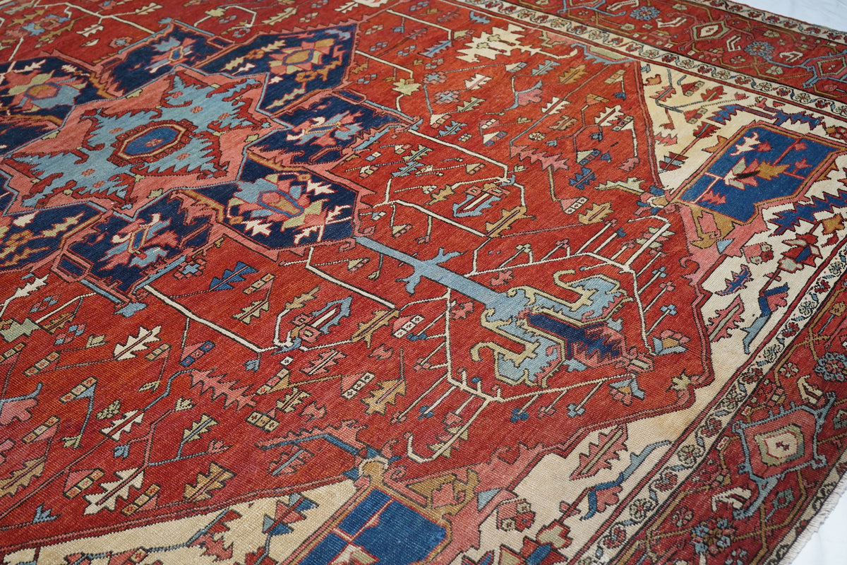 Antique  Serapi Rug 9'9'' x 12'8''