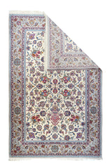 Extremely Fine Isfahan Wool & Silk Rug 7'0'' x 10'0''