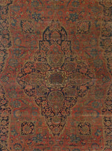 Antique  Mohtasham Kashan Rug 7'6'' x 10'3''