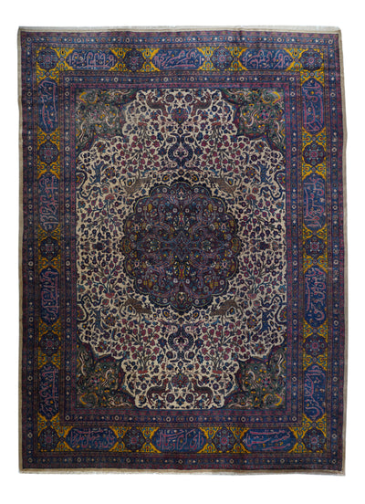 Antique  Tabriz Rug 9'11