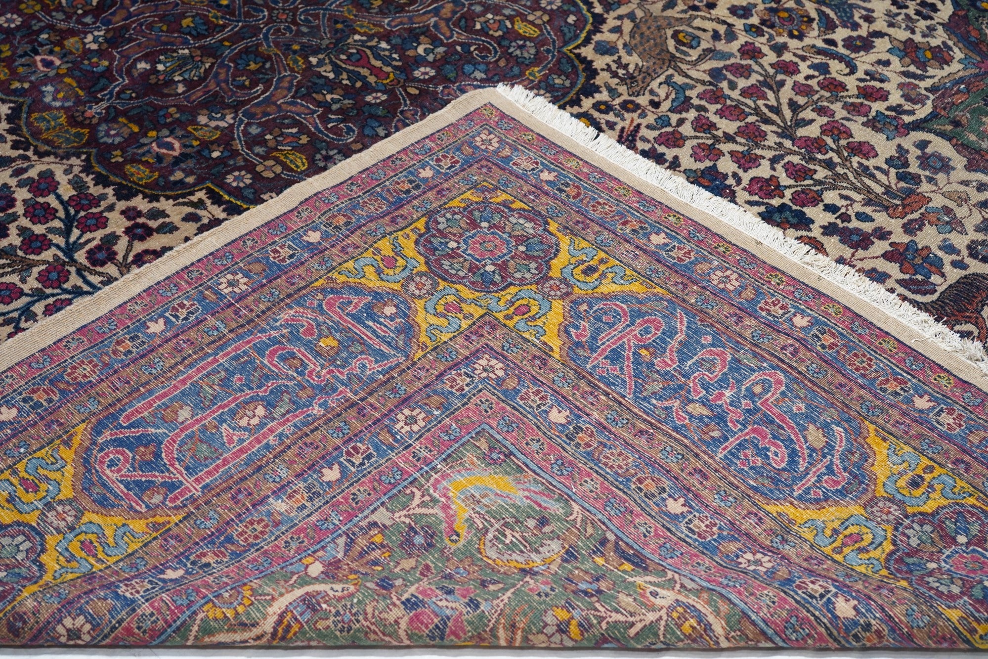 Antique  Tabriz Rug 9'11" x 13' 5"