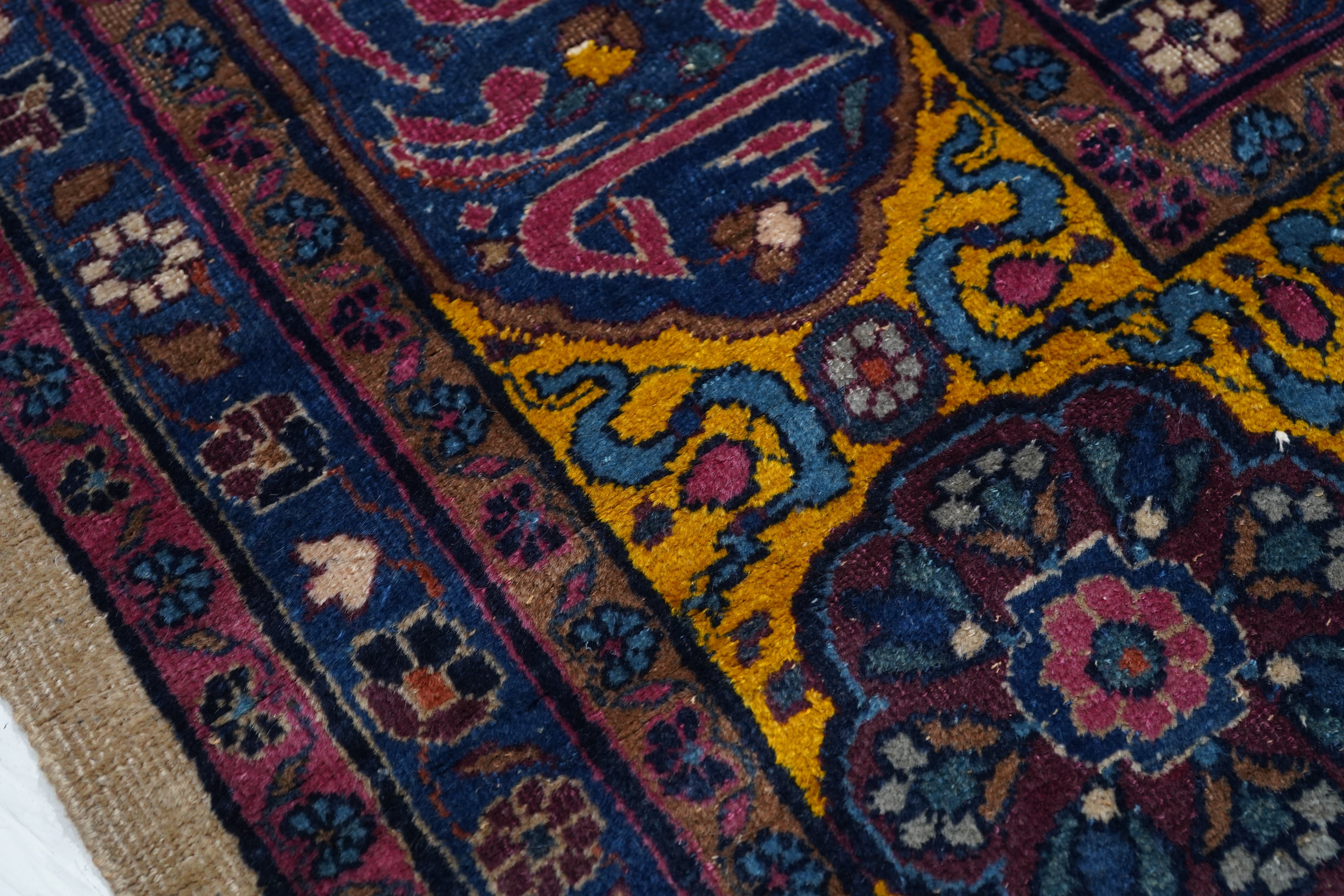 Antique  Tabriz Rug 9'11" x 13' 5"