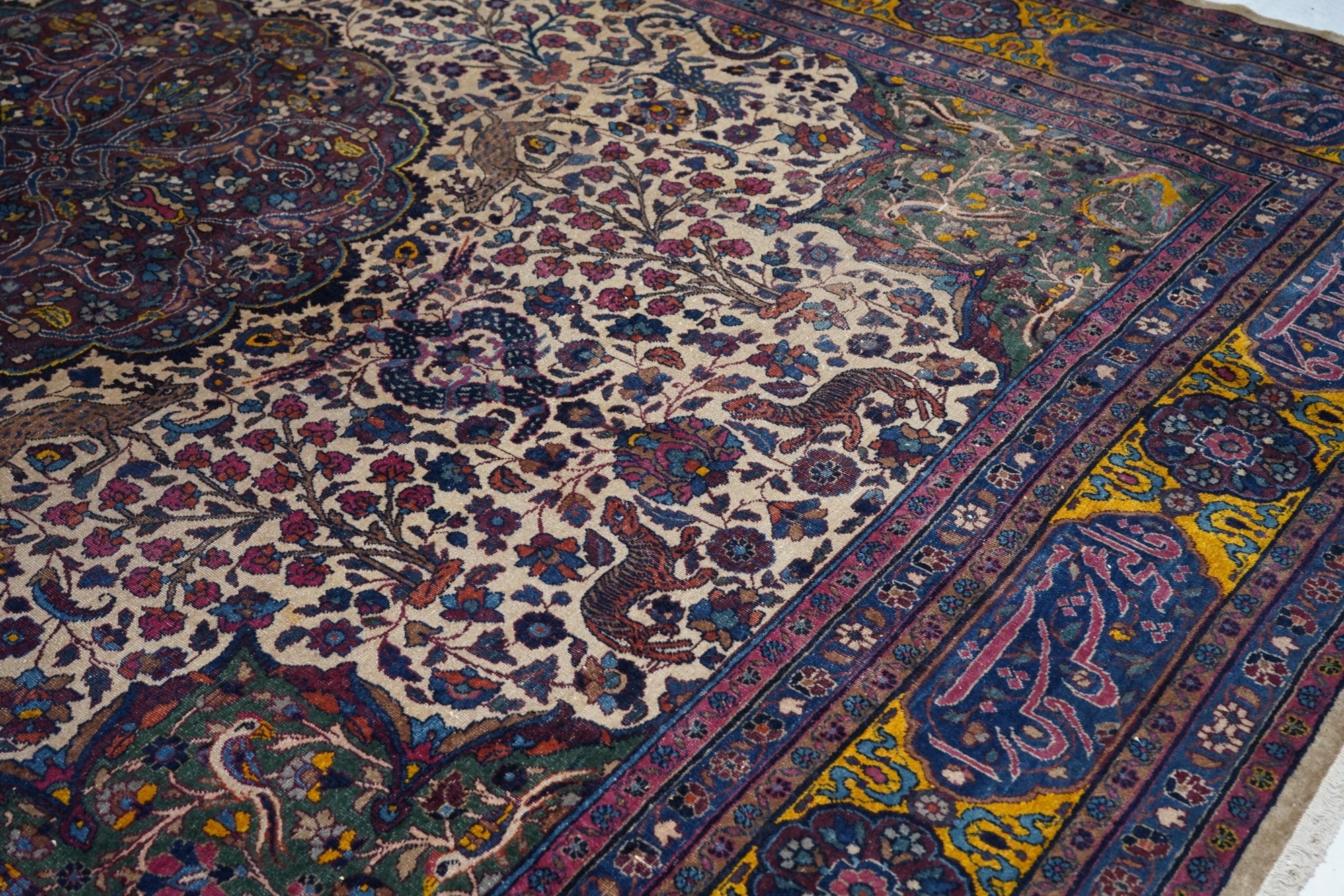 Antique  Tabriz Rug 9'11" x 13' 5"
