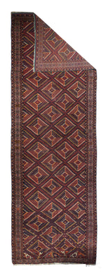 Antique Caucasian Yamud Rug 5'4'' x 15'6''