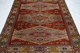 Vintage Turkish Wool Rug 4'10'' x 6'8''