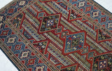 Antique Caucasian Kuba Rug 3'3'' x 4'6''