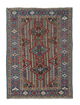Antique Kuba Rug 3'3'' x 4'6''