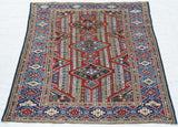 Antique Caucasian Kuba Rug 3'3'' x 4'6''