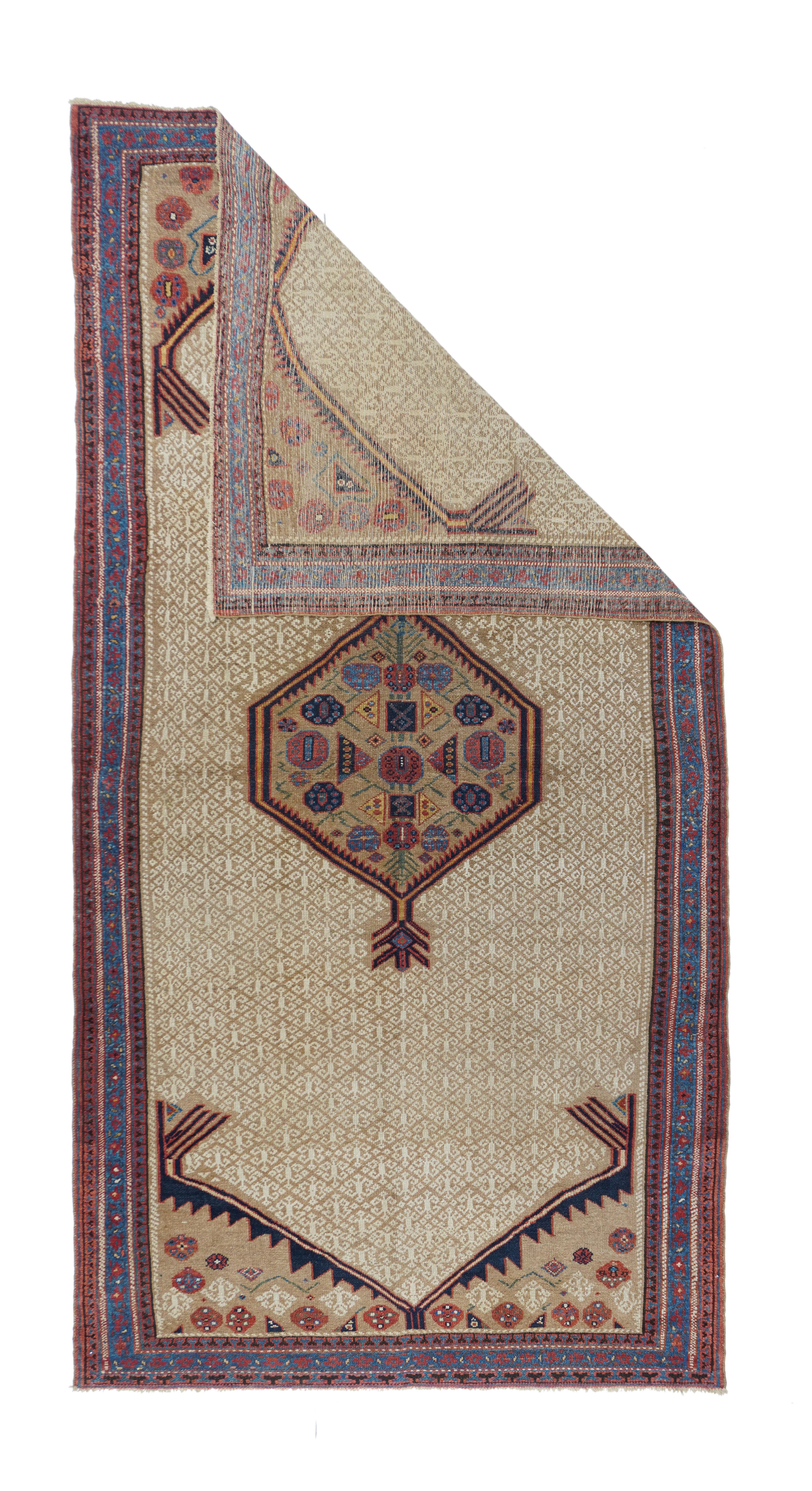 Antique Sarab Rug 4'5'' x 8'11''