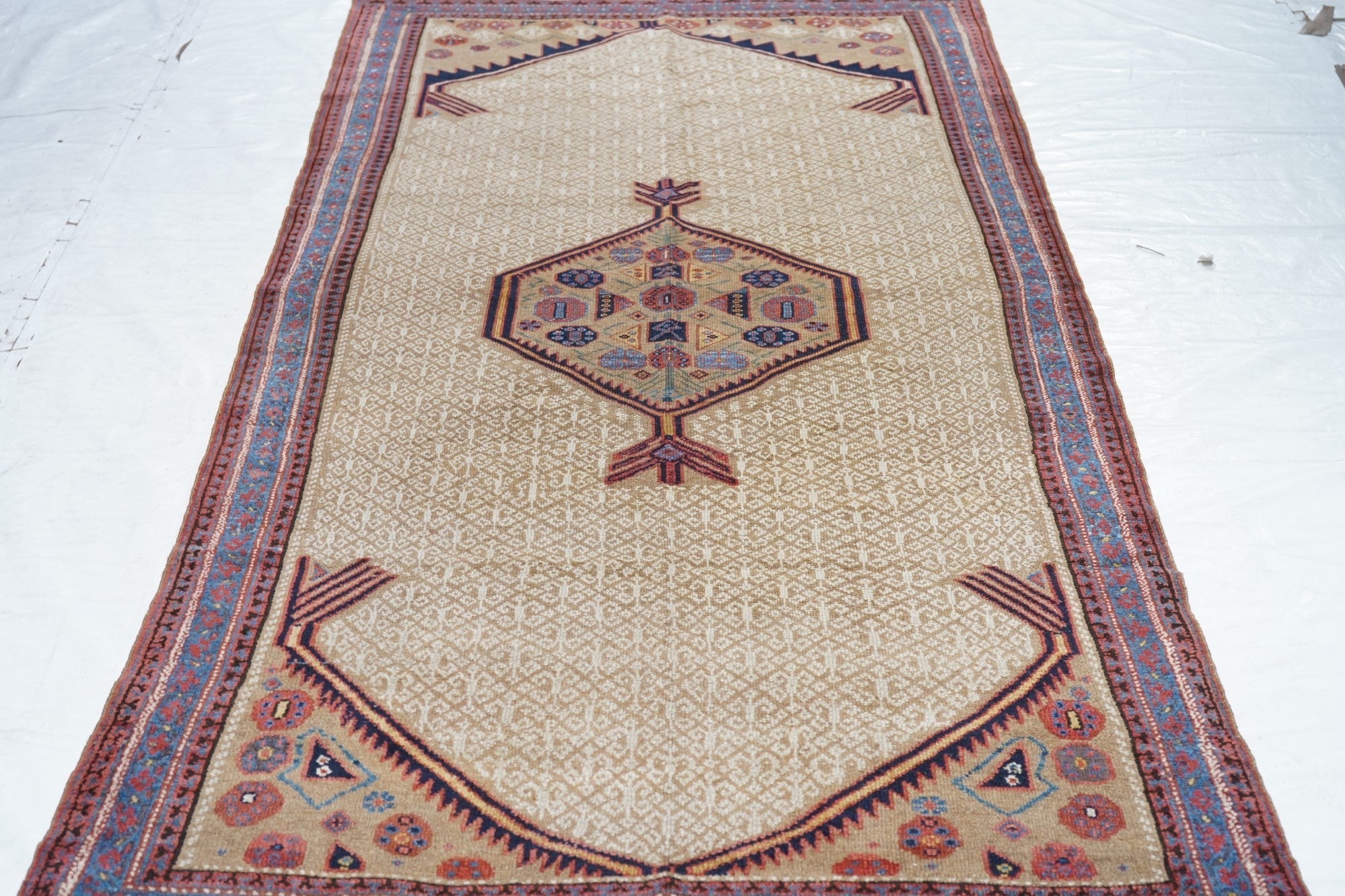 Antique Sarab Rug 4'5'' x 8'11''
