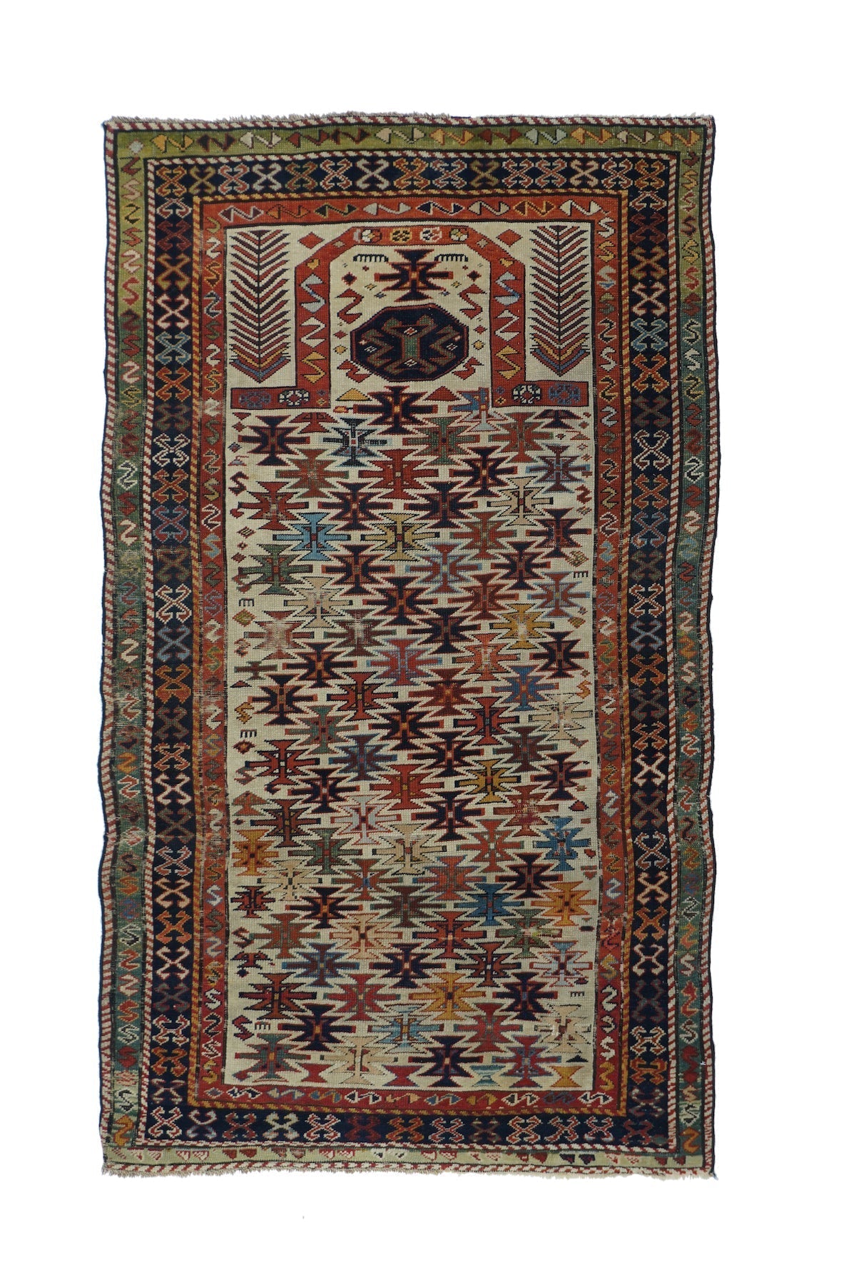 Antique Caucasian Shirvan Rug 3'1'' x 5'5''