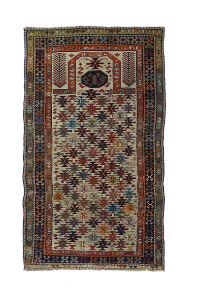 Antique Caucasian Shirvan Rug 3'1'' x 5'5''