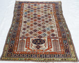 Antique Caucasian Shirvan Rug 3'1'' x 5'5''