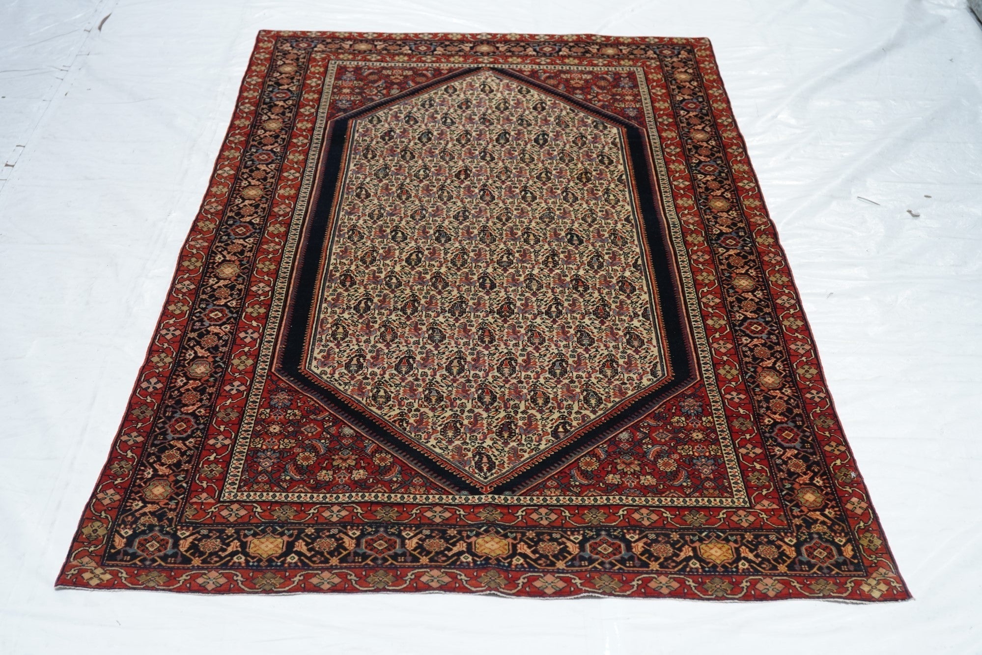 Antique Farahan Sarouk Rug 3'10'' x 6'7''