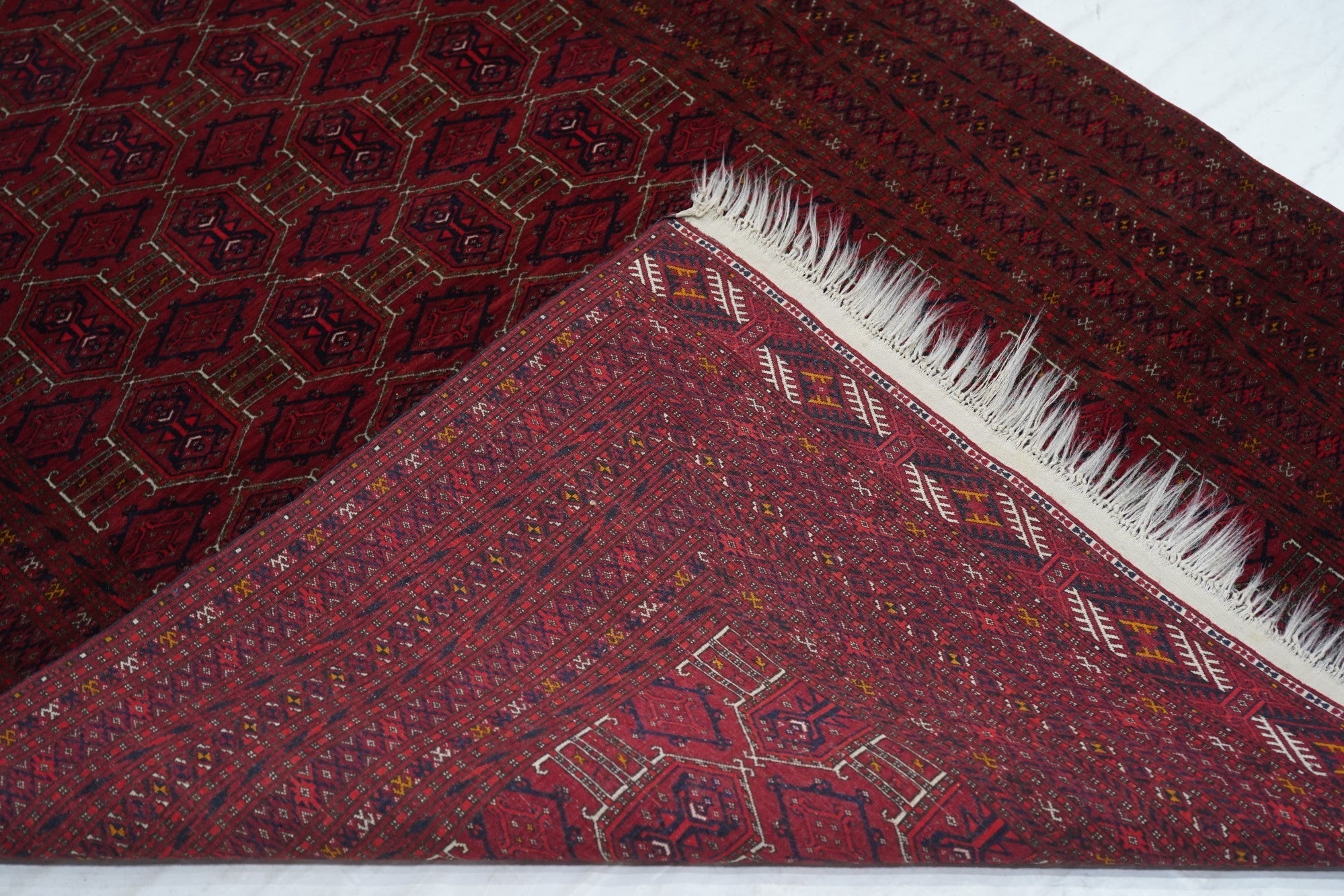 Vintage Bokara Rug 4'3'' x 6'2''