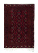 Vintage Bokhara Rug 4'3'' x 6'2''