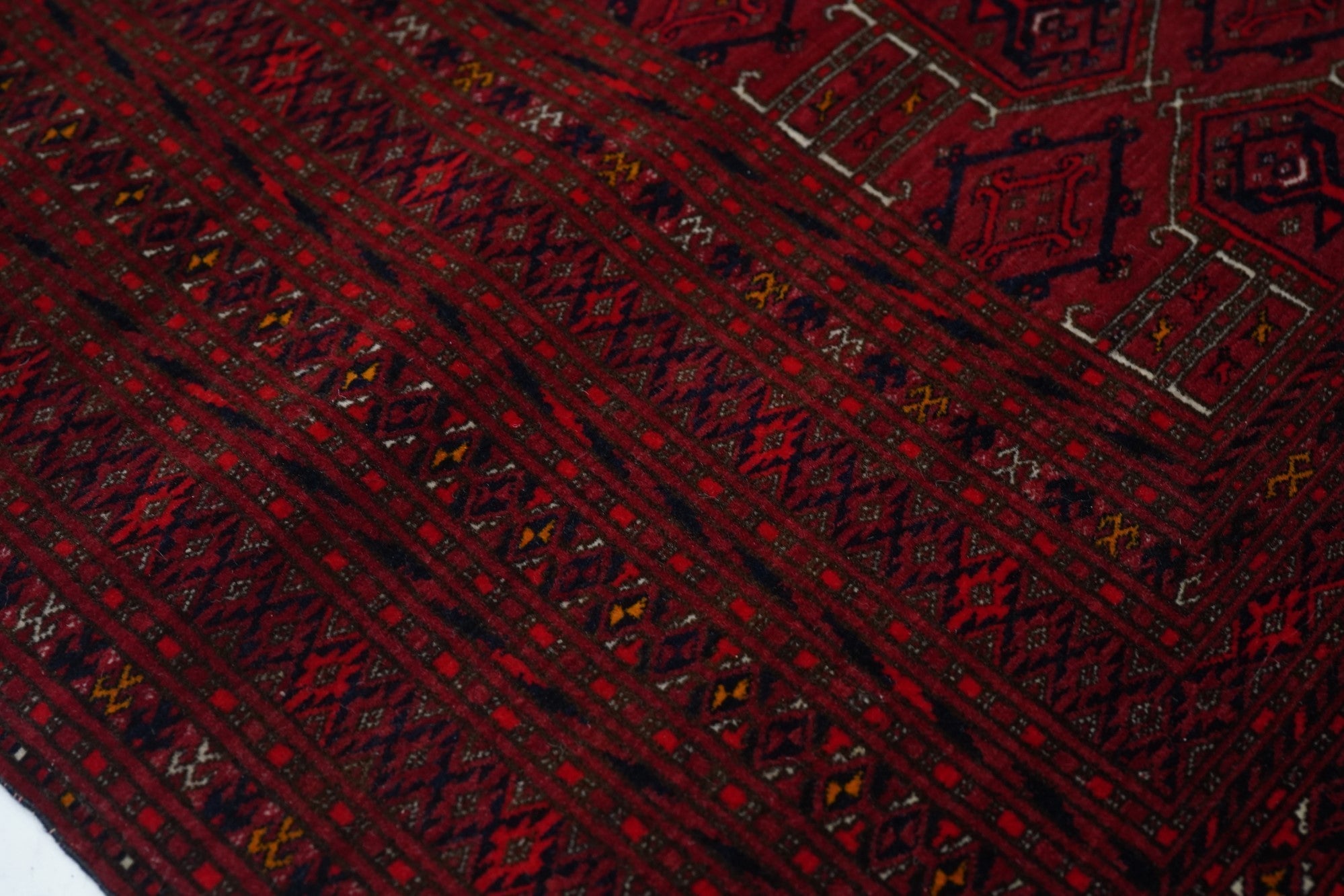 Vintage Bokara Rug 4'3'' x 6'2''