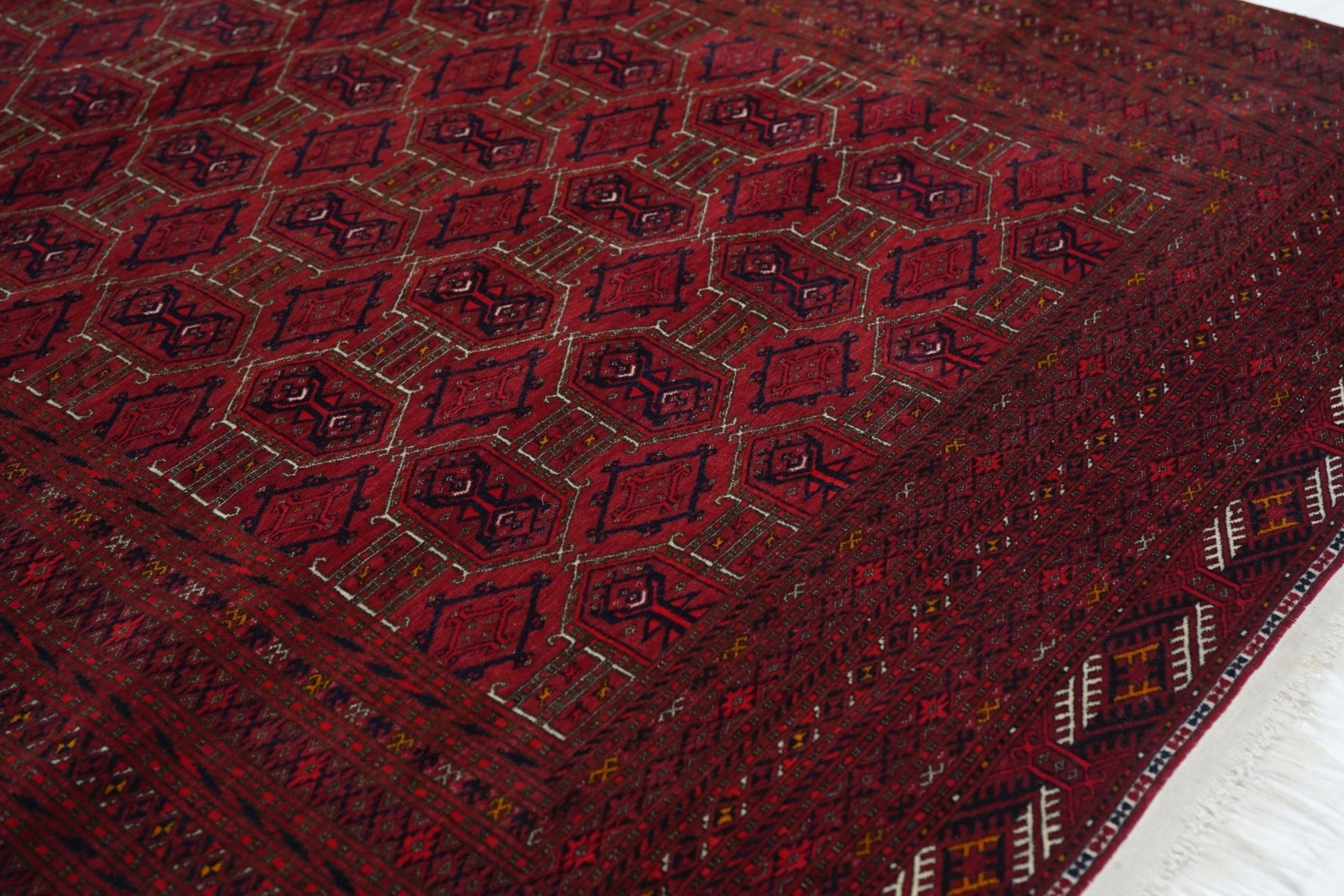 Vintage Bokara Rug 4'3'' x 6'2''