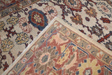Antique l Mahal Sultanabad Rug 8'6'' x 11'1''