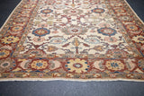 Antique l Mahal Sultanabad Rug 8'6'' x 11'1''