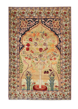 Antique Lavar Kerman Rug 4'3'' x 6'6''