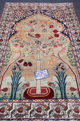 Antique Lavar Kerman Rug 4'3'' x 6'6''