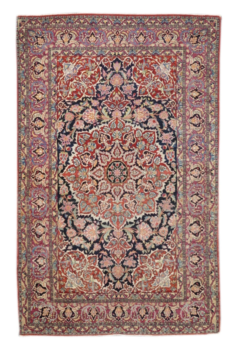 Antique Tehran Rug 4'5'' x 7'4''