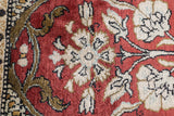 Extremely Fine Vintage Silk  Qum Rug 4'7'' x 7'1''