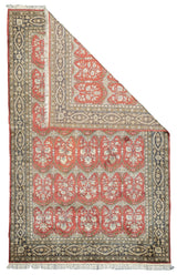 Extremely Fine Vintage Silk  Qum Rug 4'7'' x 7'1''