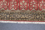 Extremely Fine Vintage Silk  Qum Rug 4'7'' x 7'1''