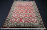 Extremely Fine Vintage Silk  Qum Rug 4'7'' x 7'1''