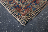 Antique Mohtasham Kashan Rug 7'6'' x 11'2''
