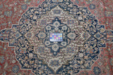 Antique Mohtasham Kashan Rug 7'6'' x 11'2''