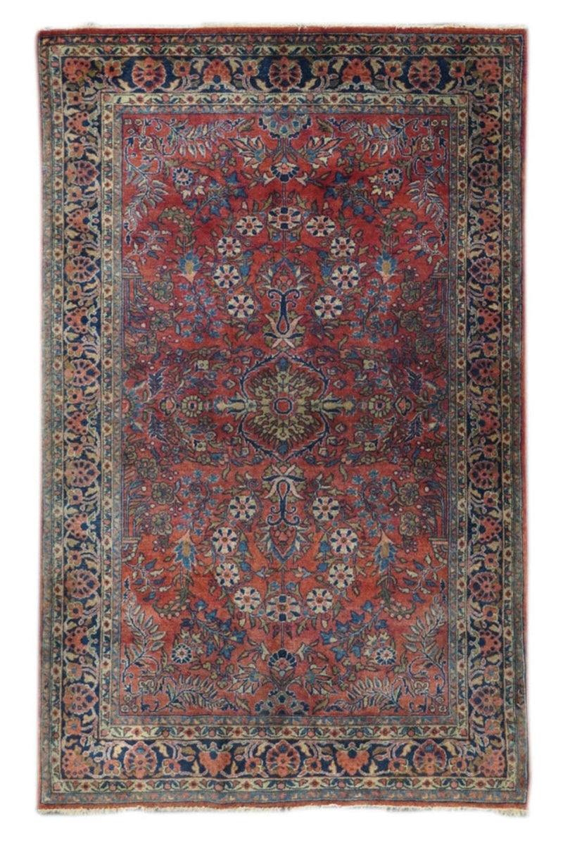 Antique Farahan Sarouk Rug 4'0