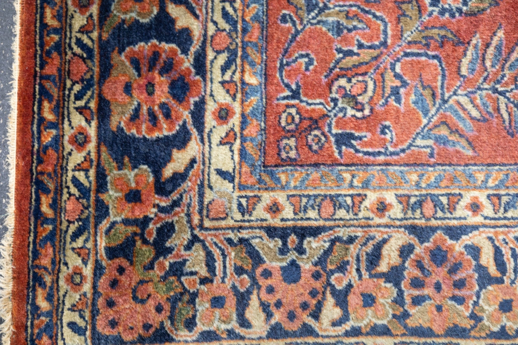 Antique Farahan Sarouk Rug 4'0" x 6'5''