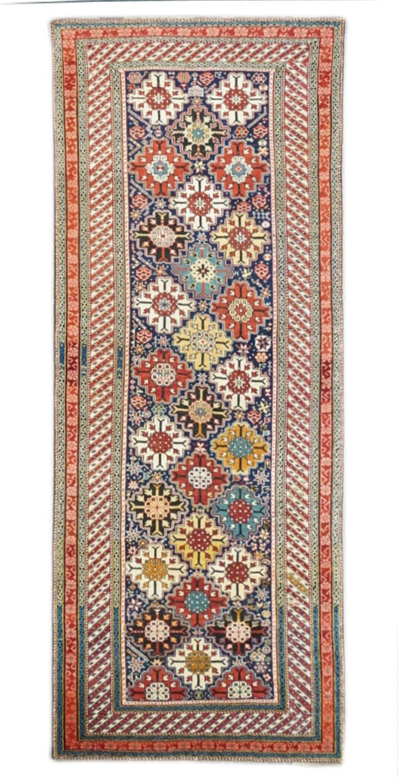 Antique Shirvan Rug 3'9'' x 9'1''