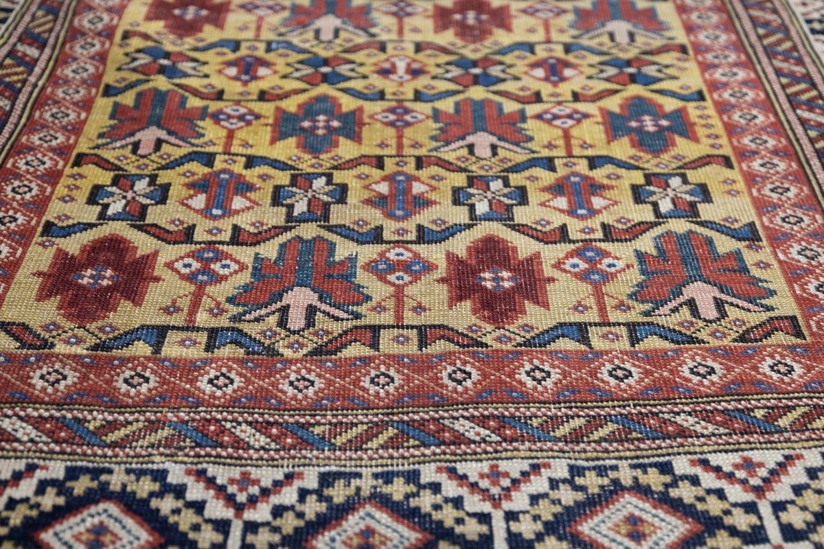Caucasian Shirvan Rug 3'5'' x 5'5''