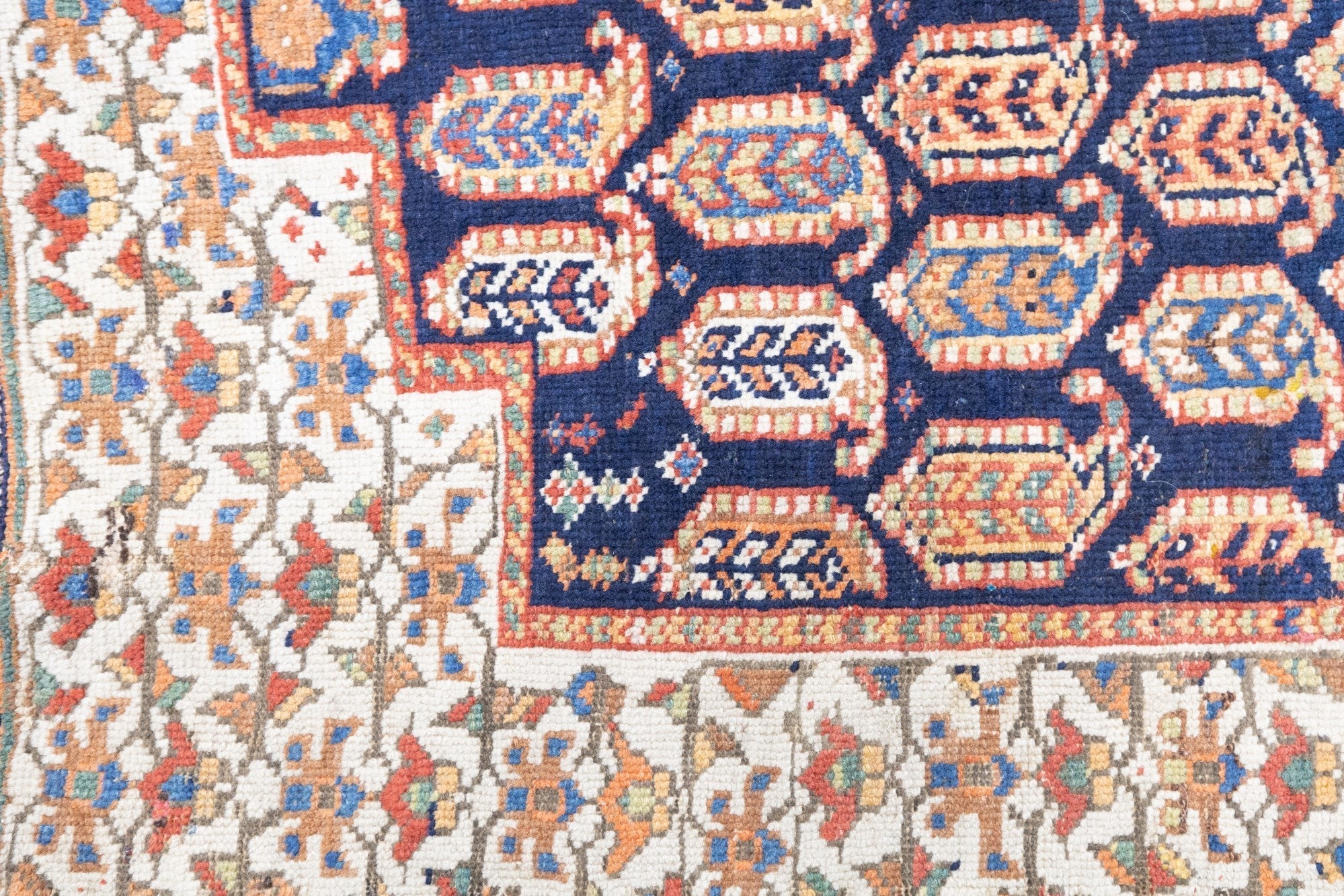 Antique Bidjar Rug 3'6'' x 4'5''