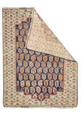 Antique Bidjar Rug 3'6'' x 4'5''