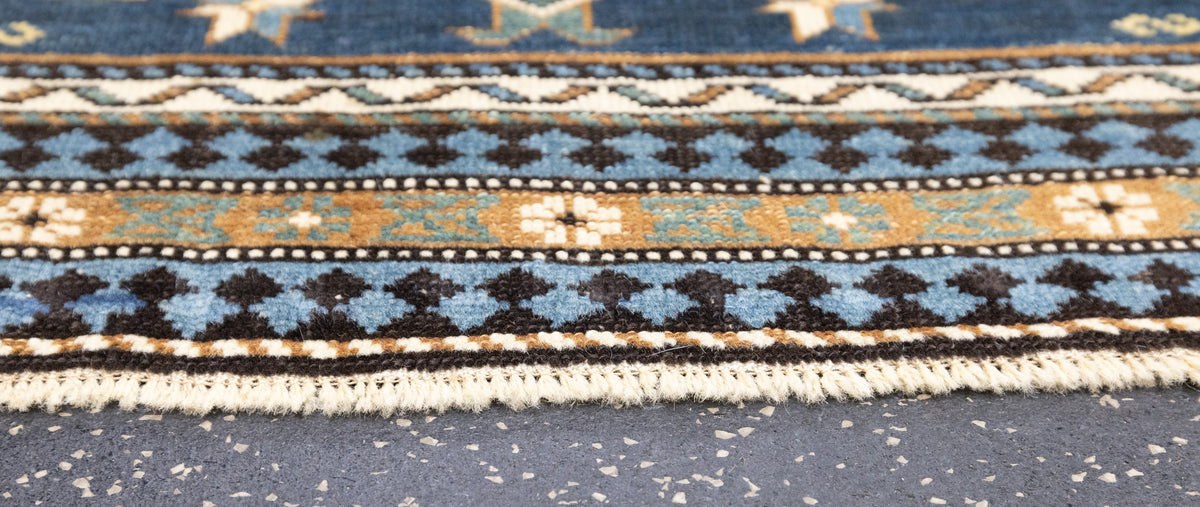 Antique Caucasian Shirvan Perpedil Rug 3'2'' x 4'0"