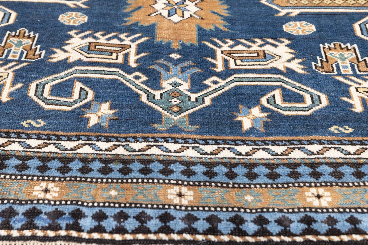 Antique Caucasian Shirvan Perpedil Rug 3'2'' x 4'0"