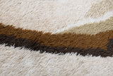Vintage European Shag Rug 5'10'' x 8'0"