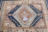 Antique  Malayer Rug 4'8'' x 5'10''