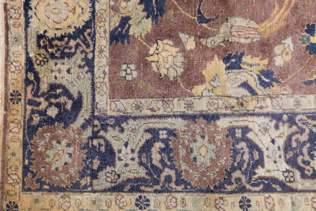 Antique Silk Hereke Rug 3'9'' x 5'1''