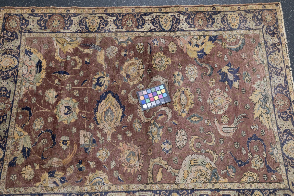 Antique Silk Hereke Rug 3'9'' x 5'1''