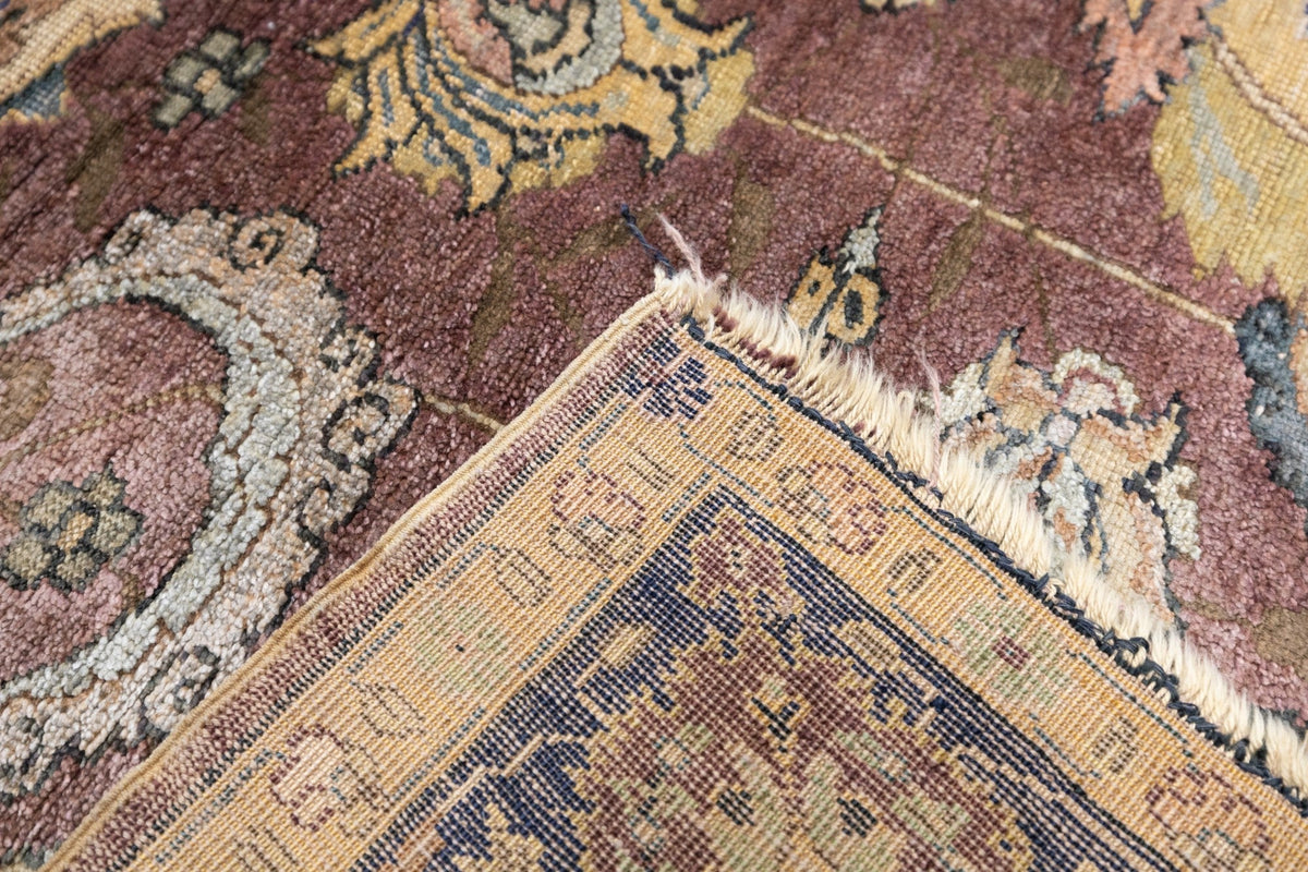 Antique Silk Hereke Rug 3'9'' x 5'1''