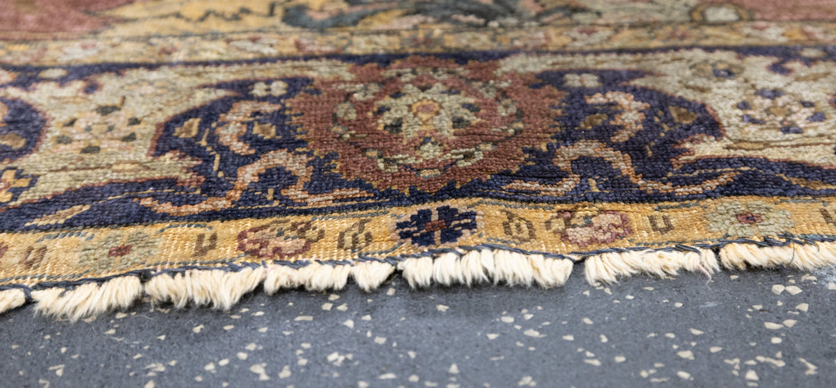 Antique Silk Hereke Rug 3'9'' x 5'1''