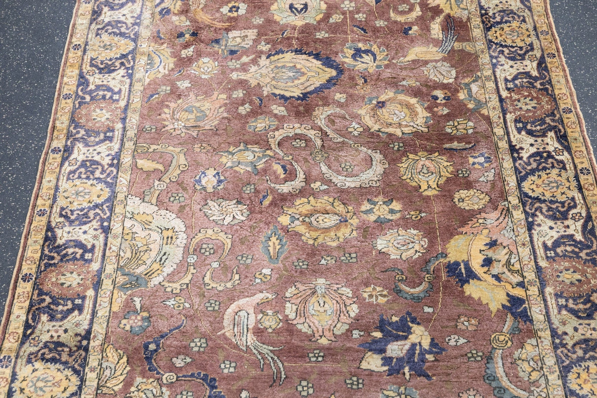 Antique Silk Hereke Rug 3'9'' x 5'1''